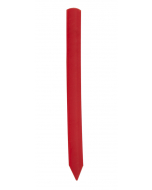 Stake label 20 x 1.7 cm red