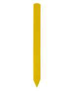 Steekstripetiket 20 x 1,7 cm geel
