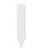 Steekstripetiket 6 x 1 cm wit