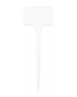 Plaatetiket recht T-15 / 5,5 x 3,5 cm wit