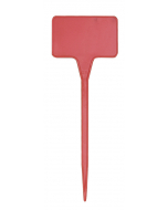 T shaped plant label T-15 / 5.5 x 3.5 cm red