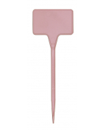 T shaped plant label T-15 / 5.5 x 3.5 cm pink