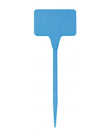 Plaatetiket recht T-15 / 5,5 x 3,5 cm blauw