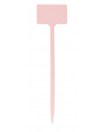 Plaatetiket recht T-30 / 8 x 5 cm roze