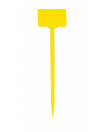 Plaatetiket recht T-30 / 8 x 5 cm geel