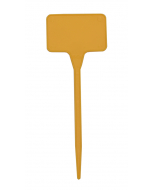 Plaatetiket recht C-15 / 5,5 x 3,5 cm geel