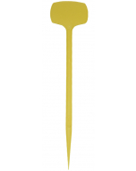 Plaatetiket recht M-28 / 6,5 x 4,5 cm geel