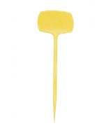 Plaatetiket recht M-30 / 10 x 7 cm geel