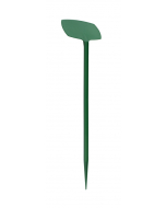 Plaatetiket schuin M-41 / afgerond 10 x 7 cm groen
