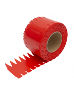 T.T. steeketiket HDPE 450 µ RT 10 x 2 cm rood