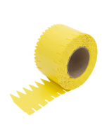 T.T. steeketiket HDPE 450 µ RT 10 x 2 cm geel