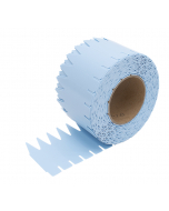 T.T. steeketiket HDPE 450 µ RT 10 x 2 cm blauw