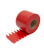 T.T. steeketiket HDPE 450 µ RT 12 x 2,5 cm rood