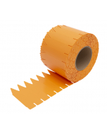 T.T. steeketiket HDPE 450 µ RT 12 x 2,5 cm oranje