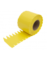 T.T. steeketiket HDPE 450 µ RT 12 x 2,5 cm geel