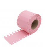 T.T. steeketiket HDPE 450 µ RT 12 x 2,5 cm roze
