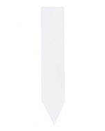 Stecketikett PVC 6 x 1,3 cm weiß