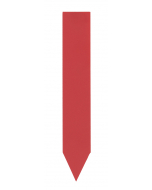 Steeketiket PVC 12 x 2 cm rood