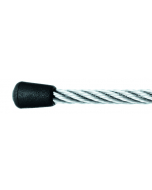 Afdekkapje kunststof voor Ø 4 mm RVS kabel