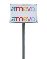 Foto/etikethouder A5 / liggend-dicht / stok 76 cm