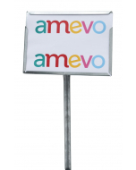 Foto/etikethouder A4 / liggend-dicht / stok 76 cm