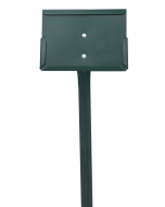 Etikethouder A6 / liggend-dicht / stok 46 cm groen
