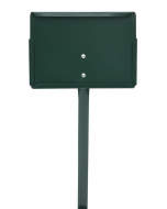 Etikethouder A5 / liggend-dicht / stok 76 cm groen
