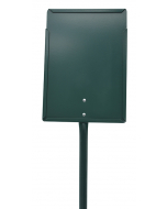 Etikethouder A4 / staand-dicht / stok 76 cm groen
