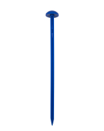 Kruispiket 25 cm met ronde kop blauw
