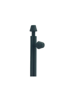 Kunststof etiketsteker 18 cm groen / ronde nok