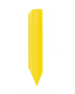 Steekstripetiket 6 x 1 cm geel