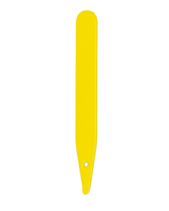 Steekstripetiket RT 10 x 1,3 cm geel