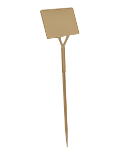 Angled head plant label S-45 / 14 x 9 cm ivory