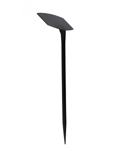 Plaatetiket schuin M-51/ afgerond 16 x 10 cm zwart