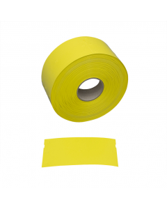 T.T. Miross etiket PVC 350 µ / 20,3 x 10 cm geel