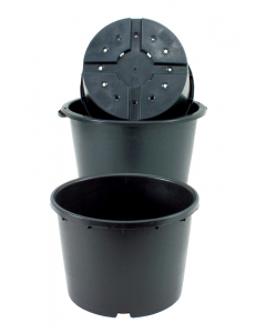 JP container 20 l / Ø37 x 26 cm zwart