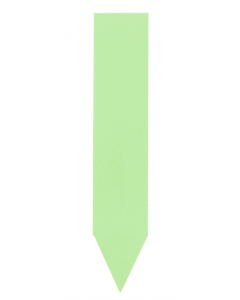 Steeketiket PVC 6 x 1,3 cm groen