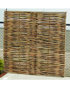 Europees hazelaarscherm 5-stoks frame 180 x 180 cm