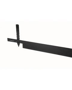 Alu Mevo Edge Pro 3,2 mm zwart randbegrenzing 229 x 10,2 cm