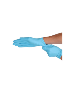 CMT nitril handschoenen / M (8) poedervrij blauw
