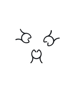 JOBU clipring 20 mm recycle zwart PCR / bulk